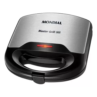 Sanduicheira Master Grill 750w S-20 Preto/inox Mondial Cor Preto 220v