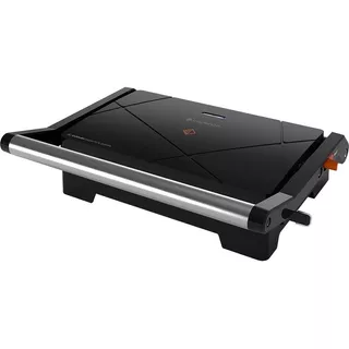 Grill Sanduicheira Cadence Misteira Elétrica Grl616 Chapa Lanche Tostex Tostequeira Hamburger Multiuso Contrast Antiaderente 1000w Preto 110v 127v