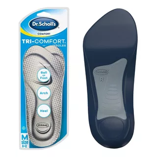 Plantilla Ortopédica Para Hombre Dr Scholl's Arcoflexispring Color Azul Petróleo