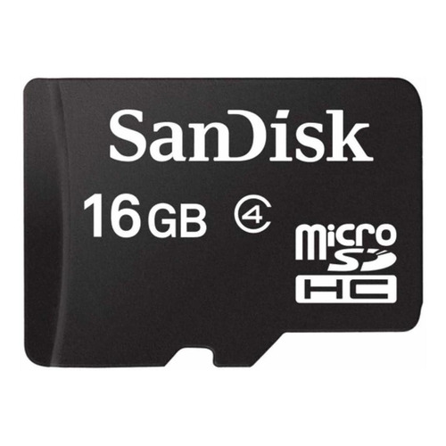 Tarjeta de memoria SanDisk SDSDQM-016G-B35A con adaptador SD 16GB