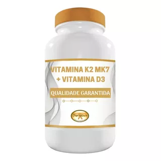 Vitamina D3 10.000ui + Vit K2 Mk7 100mcg C/240 Cápsulas Sabor Sem Sabor