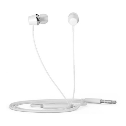 Auriculares Hp Dhe-7000 In Ear Con Mic Control De Volumen Color Blanco