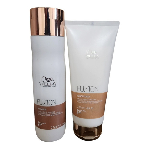 Kit Wella Fusion Shampoo 250 Ml Acondicionador 200ml