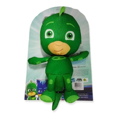 Muñeco Peluche Pj Masks Coleccion New Toys Paño Gecko