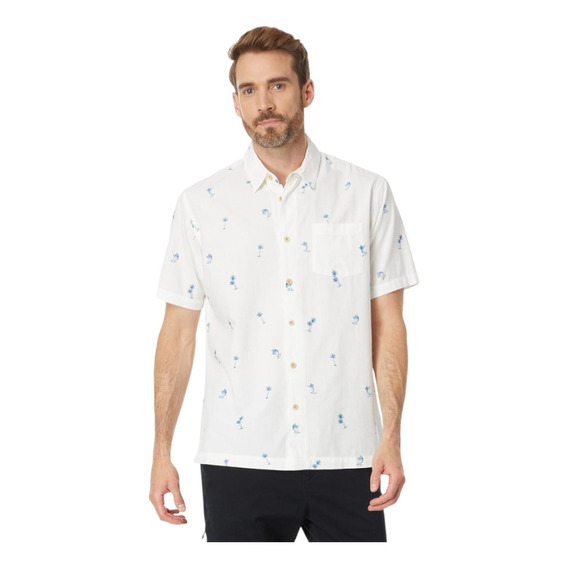 Camisa Quiksilver Hombre Caballero Playa Casual Sail Palm