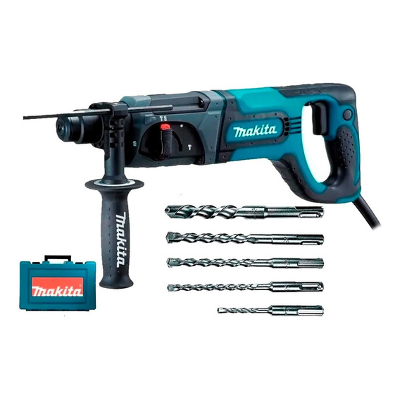  Rotomartillo Cincelador Hr2475 Makita Con Brocas Cinceles 