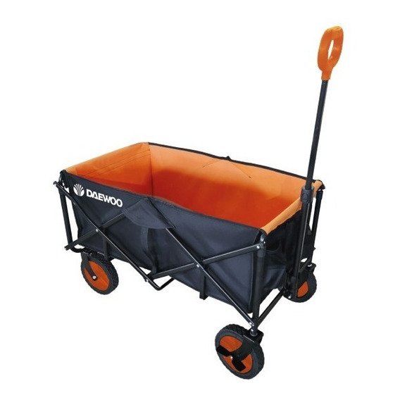 Carro Plegable Portatil Daewoo Acero Reforzado 80kg Jardin