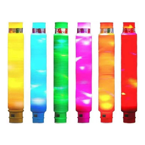 24 Tubo Pop  Led Luces Tubo 24  Piezas Colores Surtidos