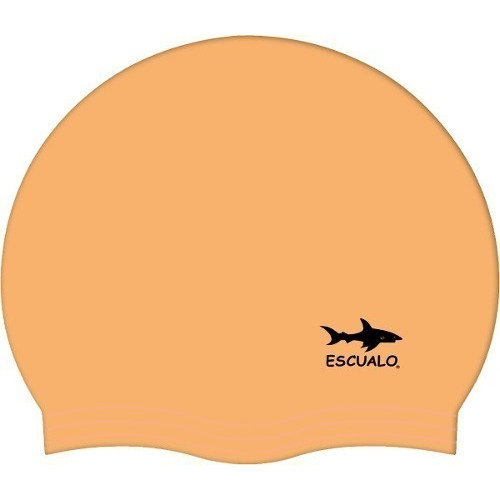 Gorras Natación Modelo Adulto Color Naranja - Escualo Diseño de la tela Liso Talla Unitalla