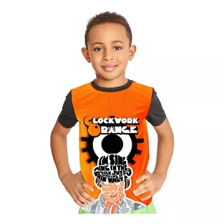 Camiseta Infantil Clockwork Orange Laranja Mecânica Ref:321