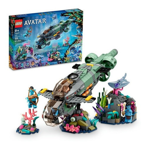 Kit Lego Avatar 75577 Submarino Mako (553 Piezas) 553
