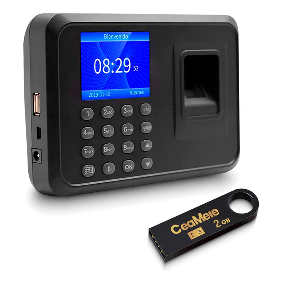  Reloj Control De Asistencia Con Huella Digital
