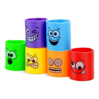 60 Resorte Mágico Emoji Slinky Juguete Piñata Souvenir 