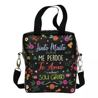 Bolsa Térmica Marmita Lancheira Academia Varias Estampas - G