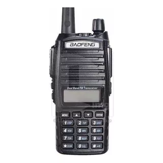 Walkie-talkie Baofeng Uv-82 Plus Y Frecuencia Vhf/uhf - Negro 7.4v