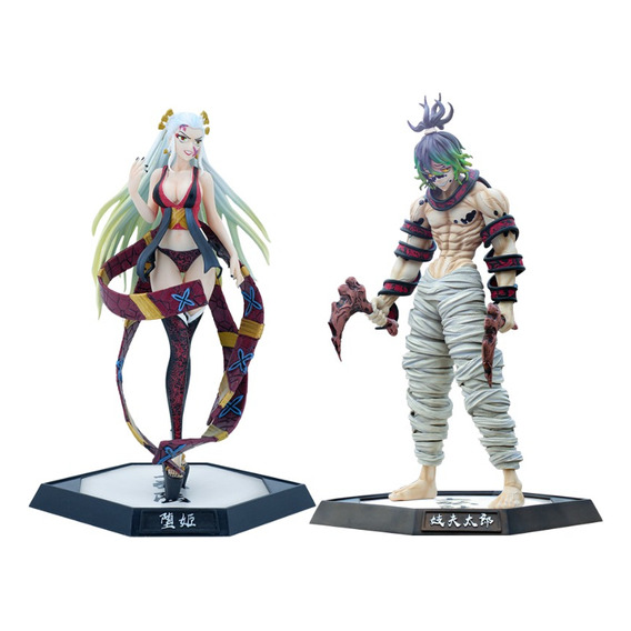 Figura Demon Slayer Kimetsu No Yaiba Daki Y Gyutaro Con Caja