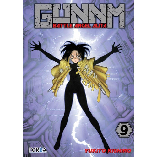 Gunnm (battle Angel Alita) 9, De Yukito Kishiro. Editorial Ivrea, Tapa Blanda En Español