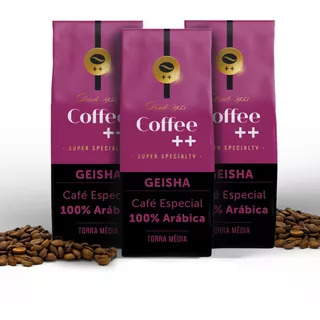 Café Em Grãos Coffee Mais Geisha 3 Unidades