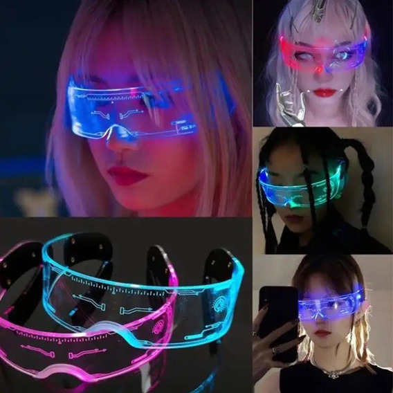 Gafas Retroiluminadas Rgb Fiesta Halloween Fiesta