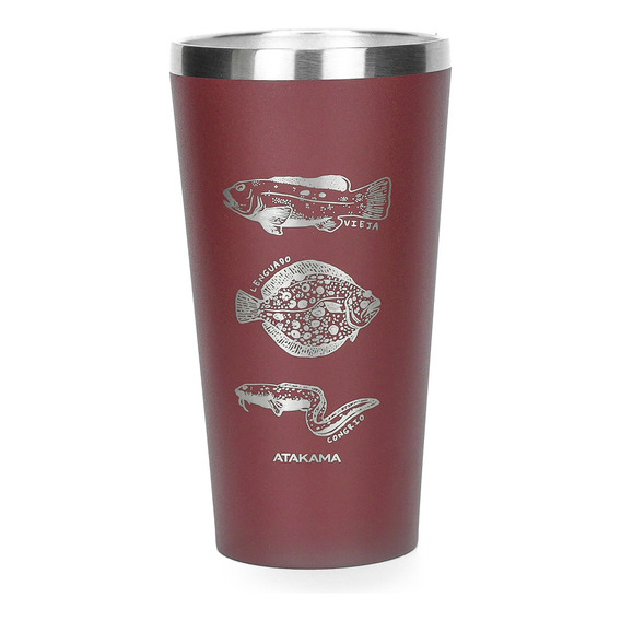 Termo Vaso Atakama Outdoor | 480 Ml | Térmico Color Rojo