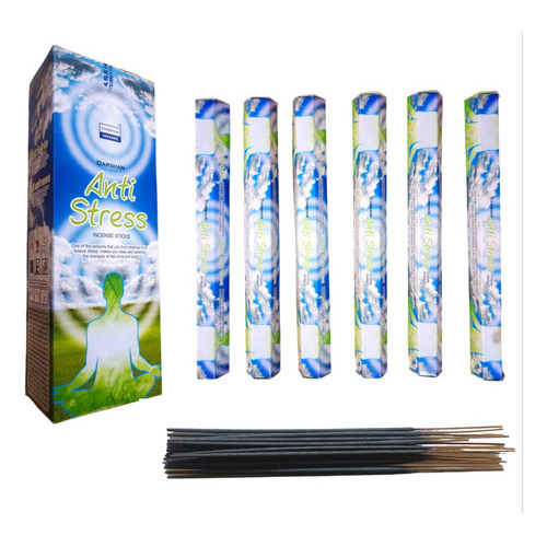 Incienso Darshan 6 Hexágonos 120 Varitas Aromas A Escoger Fragancia ANTI STRESS