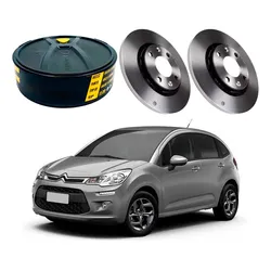  Disco Freio Dianteiro Fremax Citroën C3 1.5 2013 A 2016
