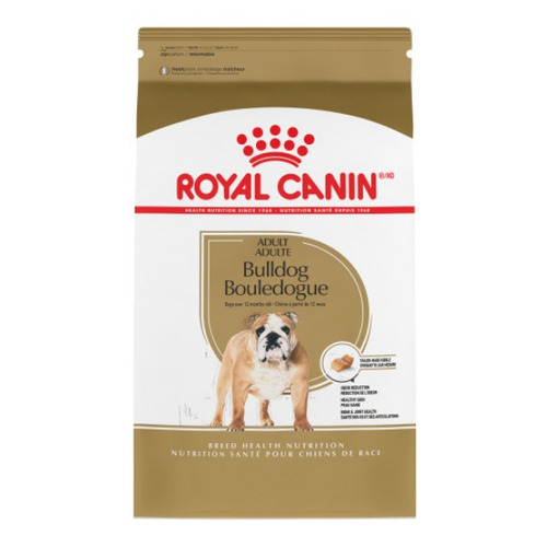 Alimento Royal Canin Breed Health Nutrition Bulldog para perro adulto de raza mediana sabor mix en bolsa de 2.7kg