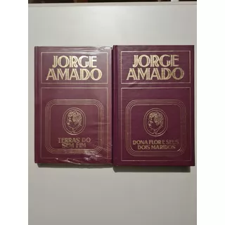 Livro, Kit(2), Jorge Amado, Coleção Martins, 1 Volume 6 Dona Flor, 2 Volume 7 Terras Do Sem Fim