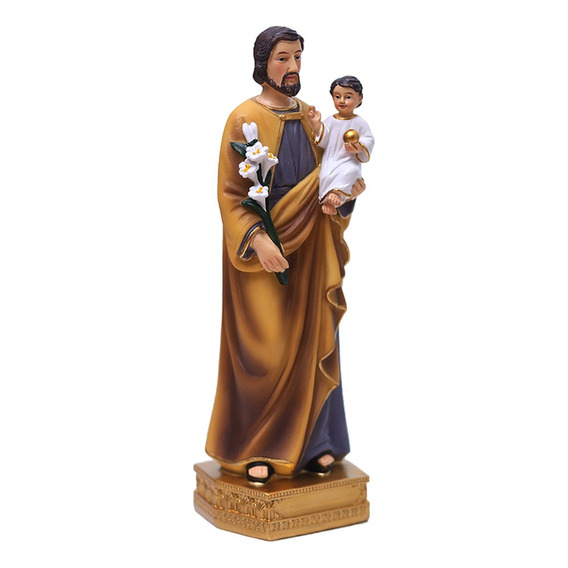 Estatuas De Resina De San José Y El Niño Jesús Figuras De