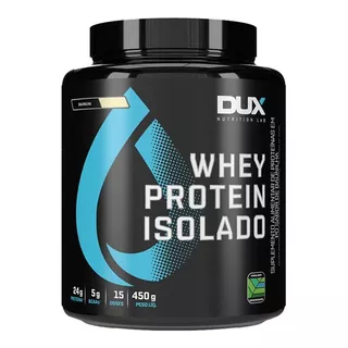 Whey Protein Isolado 100% Proteina Pote 450g Dux Nutrition
