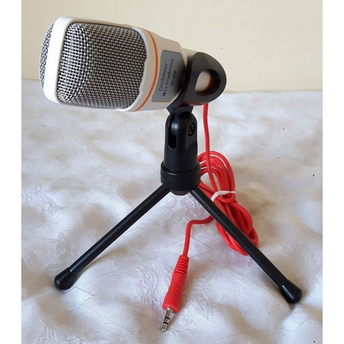 Kit de instrumentos de grabación con micrófono portátil Studio F, color blanco