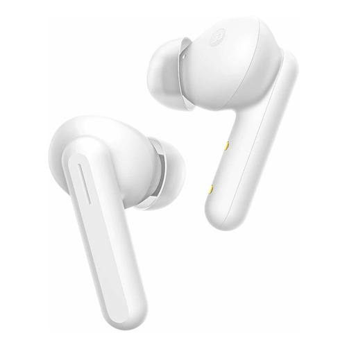 Auriculares in-ear gamer inalámbricos Haylou GT Series GT7 blanco con luz LED