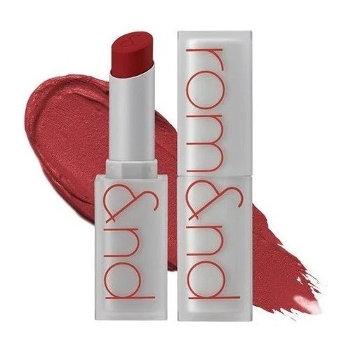 Rom&nd Zero Matte Lipstick Color 18 Tanning Red