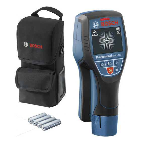 Detector De Materiales Bosch D-tect 120 Hasta 120mm Color Azul Marino