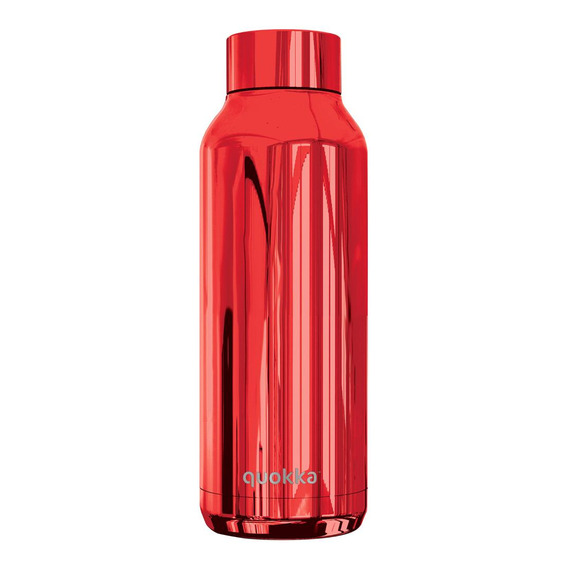 Botella Térmica En Acero Inoxidable Quokka Solid 510ml Color Ruby