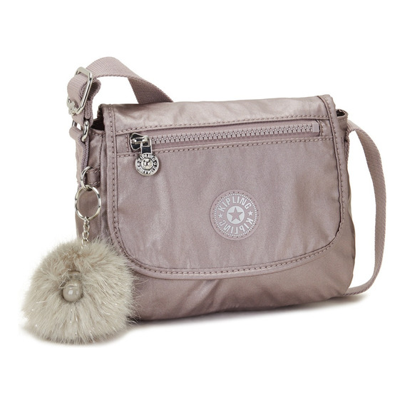 Bolsa Crossbody Kipling Ki44855hc Diseño Lisa  Hazelnut Met Gg