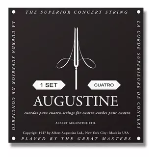 Set Cuerdas Para Cuatro Augustine Black Label