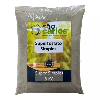 Adubo Super Simples 3kg Em Pó - Fertilizante Superfosfato
