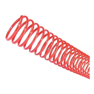 Espiral Para Encadernação Vermelho 29mm Para 200 Folhas 35un