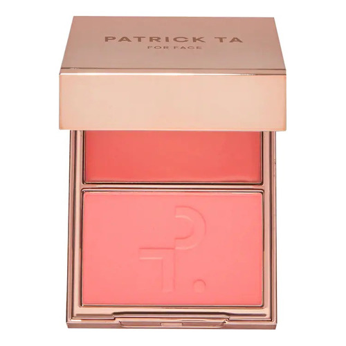 Patrick Ta Double-take Crème & Powder Blush Duo Rubor Tono Del Maquillaje Shes The Moment