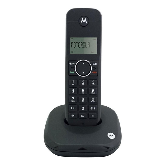 Teléfono Motorola MOTO500ID inalámbrico - color negro