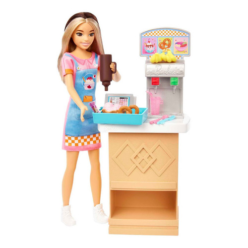 Barbie - Skipper First Job - Barra De Snacks - Mattel