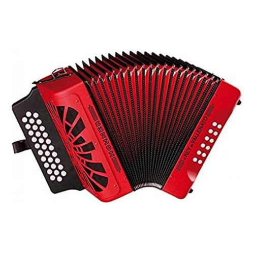 Acordeon Hohner Rey Vallenato Adg Rojo