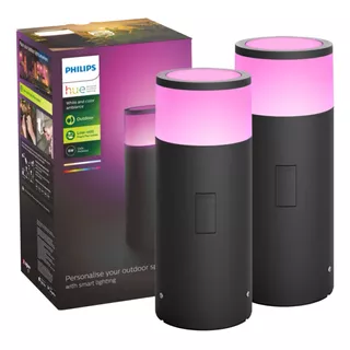 Set 2 Farol Philips Hue Outdoor Calla Zigbee & Bluetooth