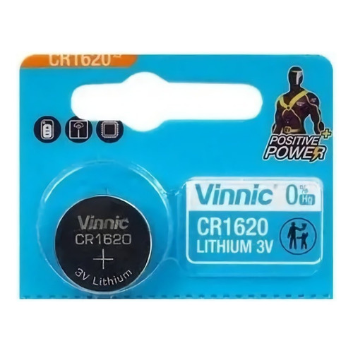 Pila Cr1620 Vinnic Litio 3v Blister X1