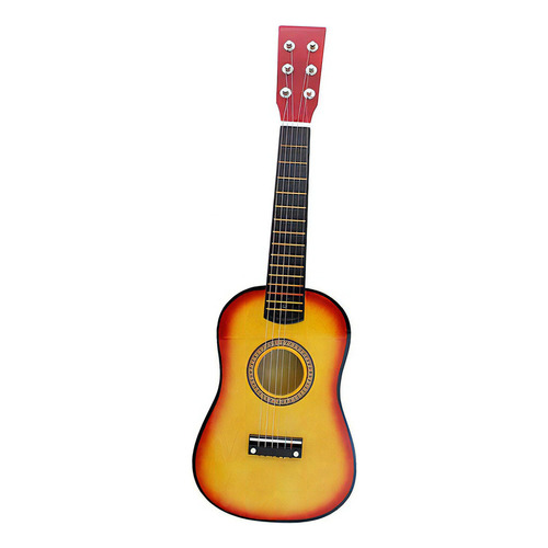 23 Pulgadas 6 Cuerdas Guitarra Acústica Para Chicos Juego Color Fix Orientación De La Mano Fix
