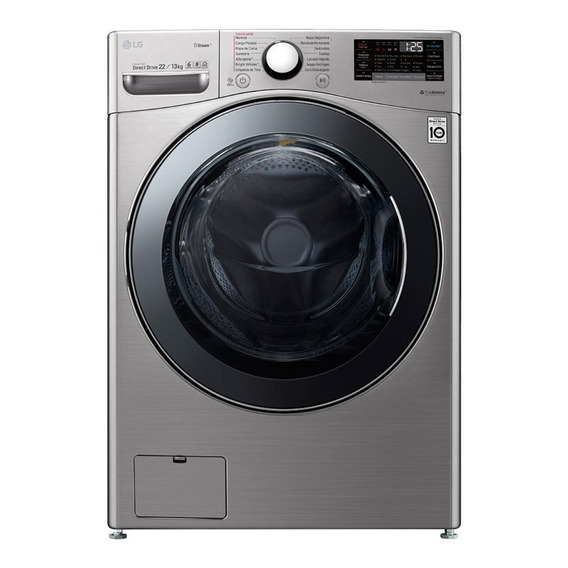 Lavadora secadora automática LG WD22 inverter plateado 22kg 220 V - 240 V