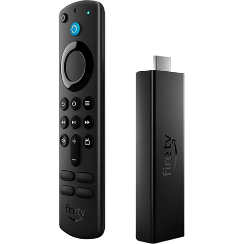Amazon Tv Stick Fire TV Stick 4K Max K2R2TE 1.ª generación de voz 4K 8GB negro con 2GB de memoria RAM