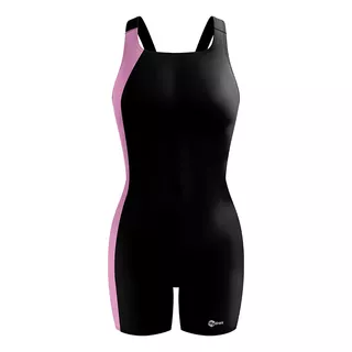 Traje De Baño Jammer Para Dama Negro/rosa Hydros