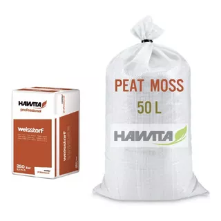 Peat Moss Hawita 50 Litros / 10 Kg 